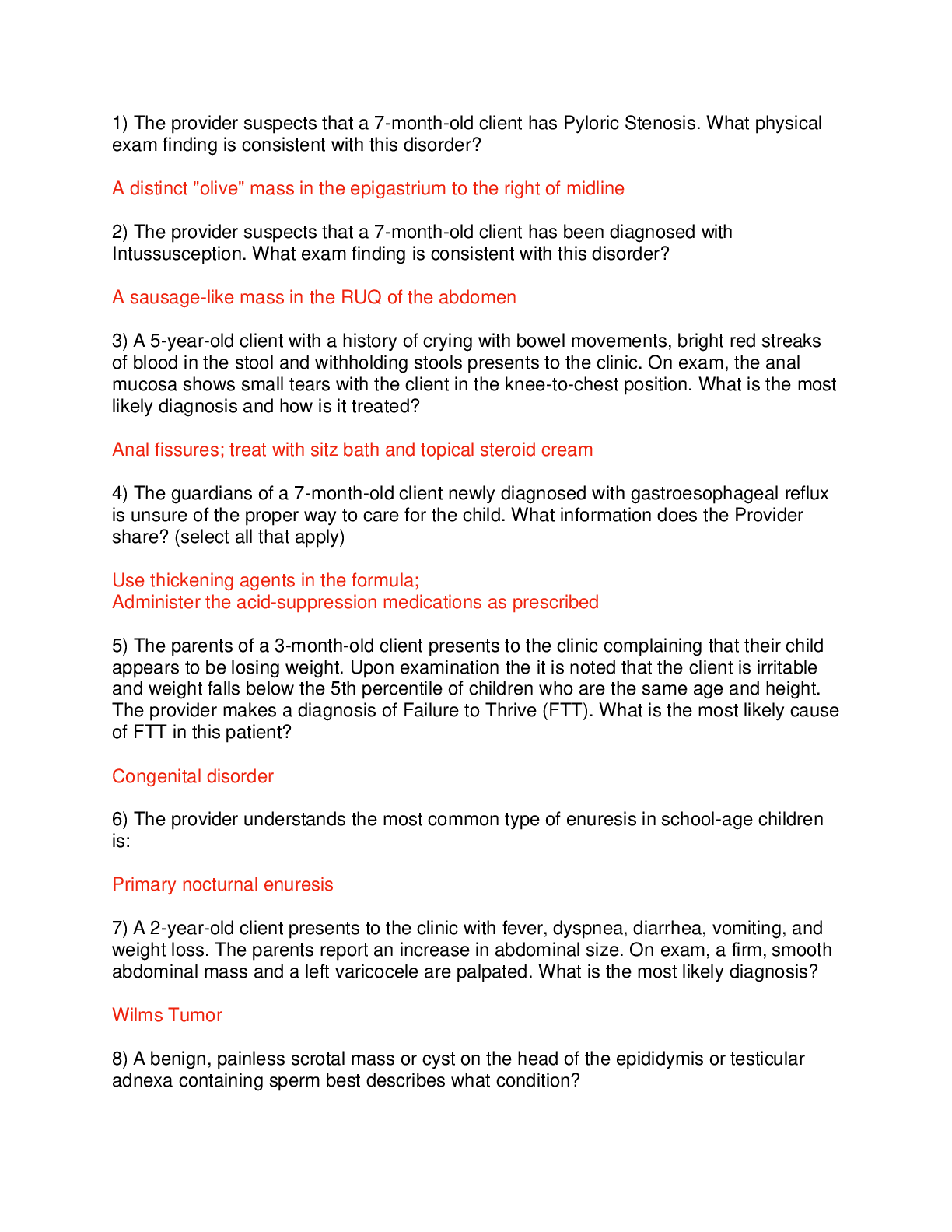 Preview image for NSG 6435 WEEK 6 KNOWLEDGE CHECK;Q&A